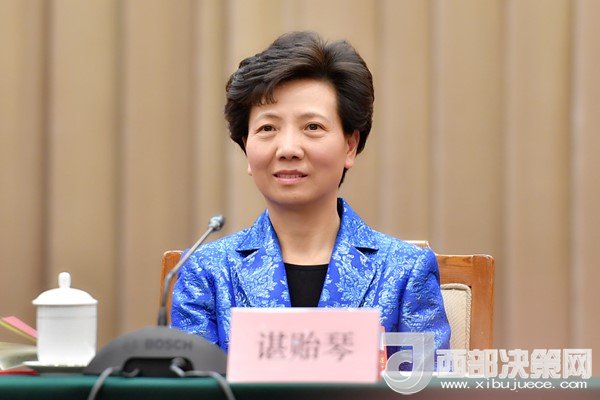 全國(guó)人大代表、貴州省委副書記、省長(zhǎng)諶貽琴發(fā)言