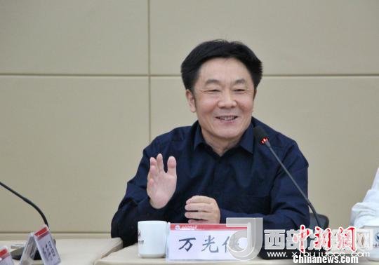 圖為山東師范大學副校長萬光俠在開幕式上發(fā)言?！≮w曉 攝