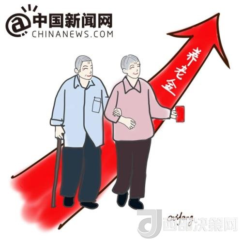 漫畫：養(yǎng)老金迎“14連漲”。 作者：王珊珊