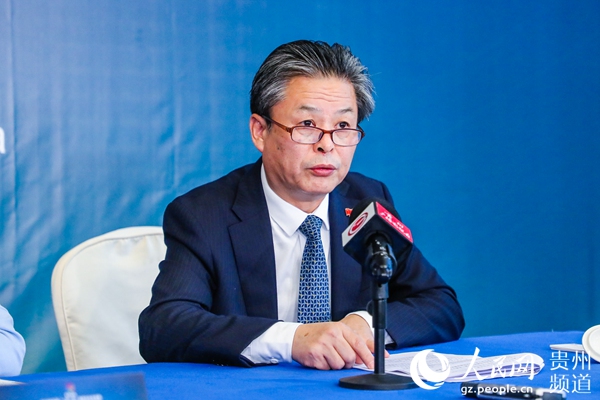 中國-東盟中心秘書長陳德海。吳少飛 攝
