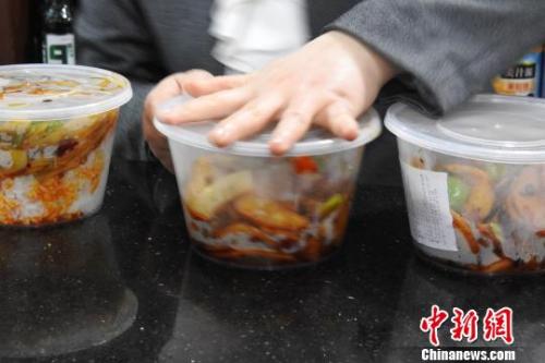 包裝外賣。受訪者供圖