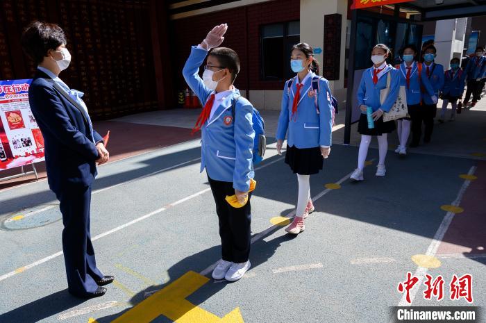 山西省第一批小學生返校復課